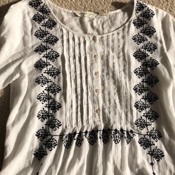 D&S BOHEMIAN TOP SIZE M RALPH LAUREN - Picture 2 of 7